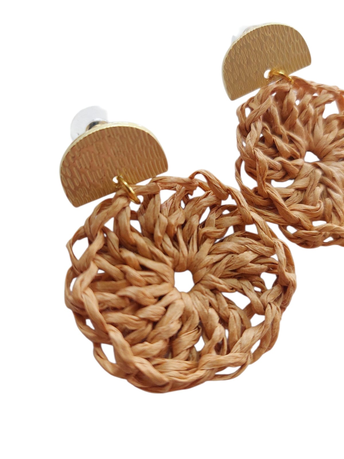 Khalani Earring Raffia circle - Image 3