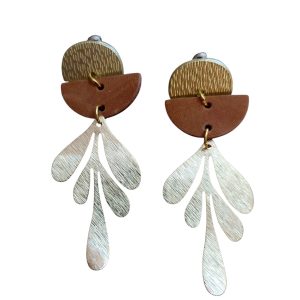 LEAF EARRING 3C