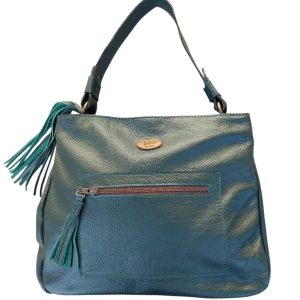 Forest green Linea hobo handbag