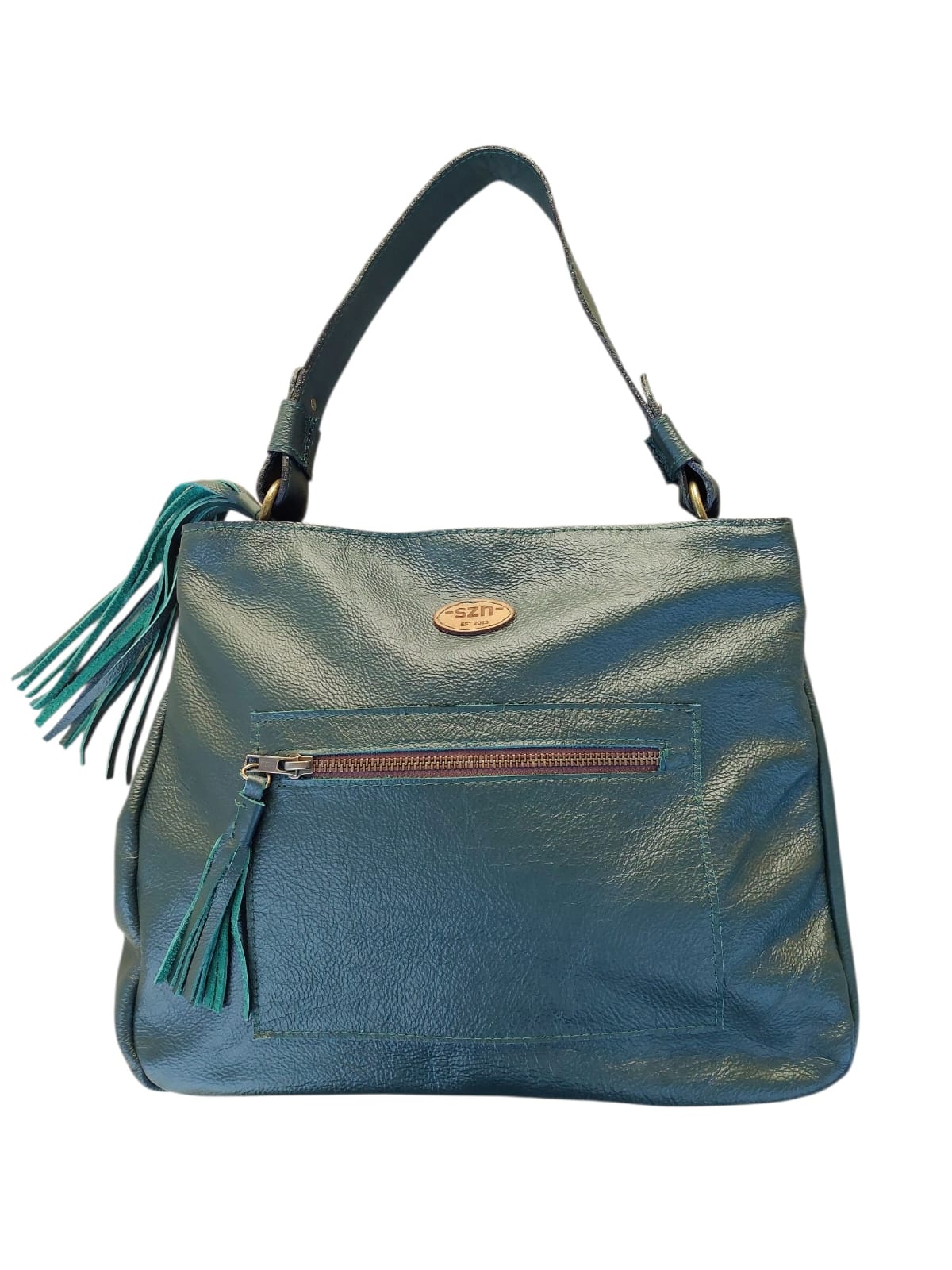 Forest green Linea hobo handbag