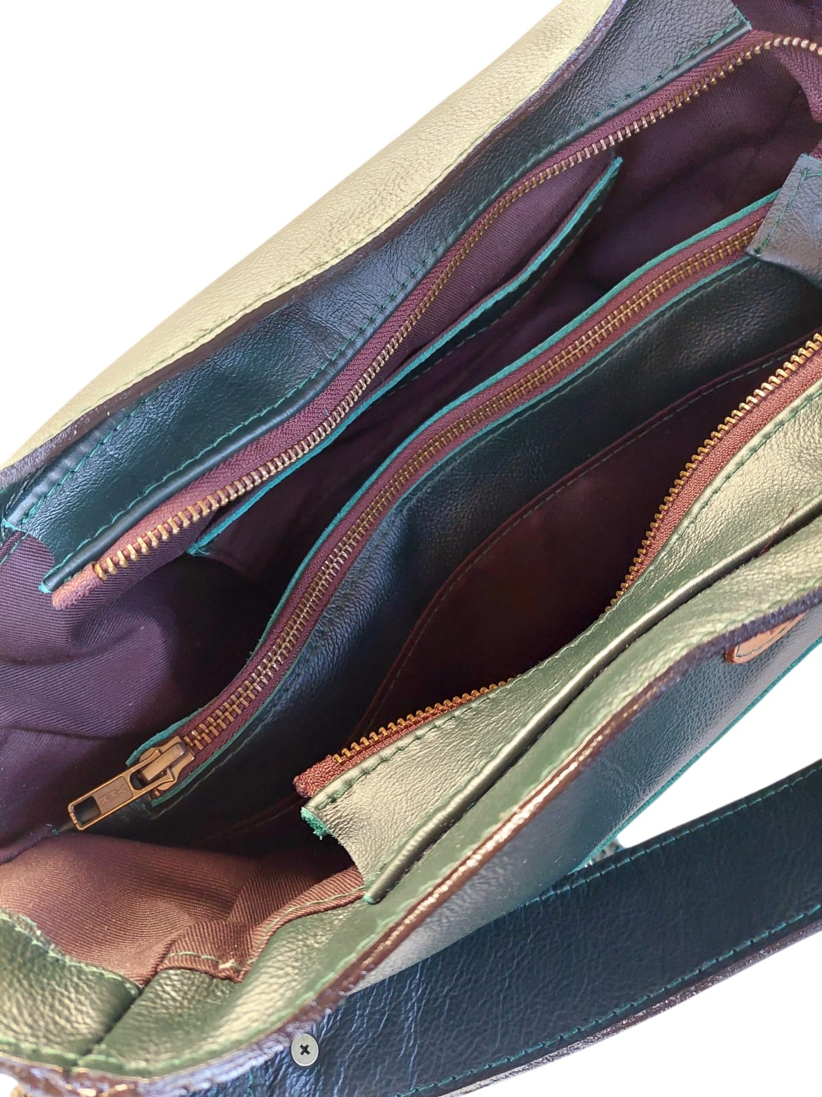 Linea Forest Shoulder Tote - Image 4