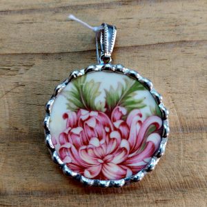 Vintage porcelain pendant