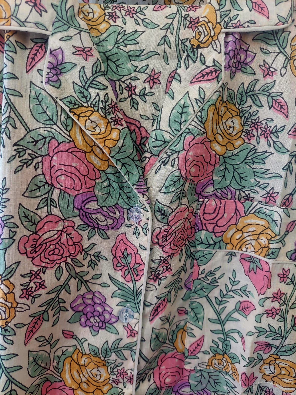 Cotton Pyjama set Pink - Image 4