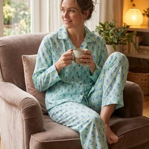 Cotton Pyjama set Green