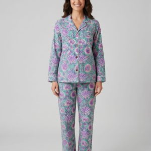 Cotton Pyjama set Purple