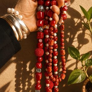 Semi-prescious stones and Pearls