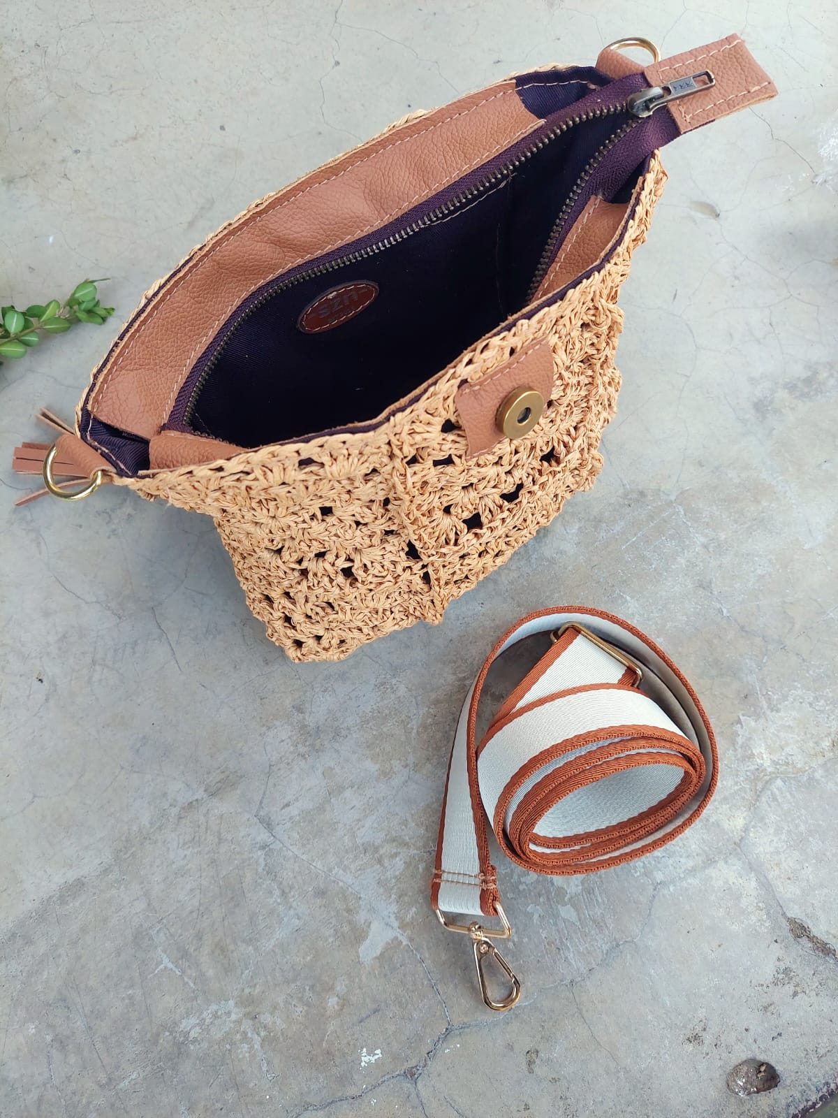 Samara Raffia handbag - Image 3