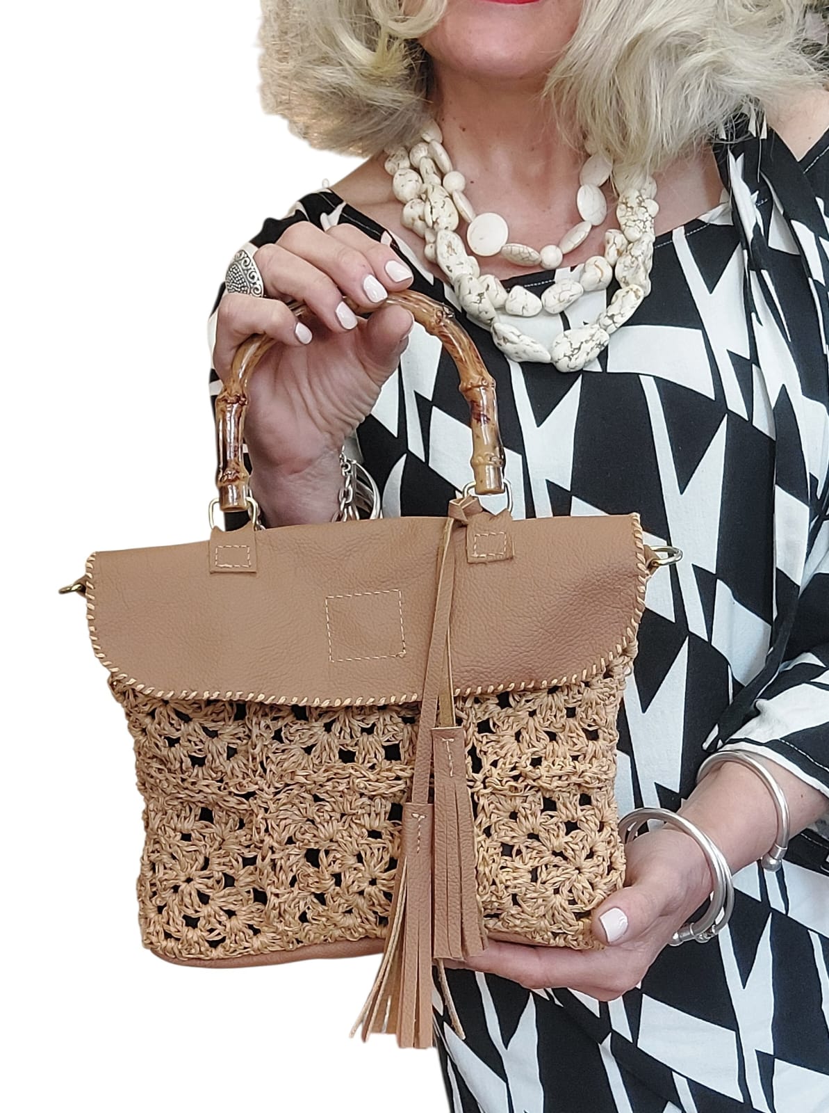 Samara Raffia handbag - Image 5